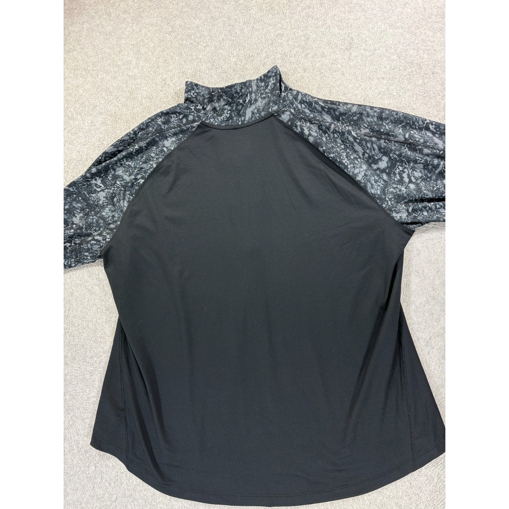 NWT Brooks DASH 1/2 Zip Long Sleeve Running Shirt (Women's 2XL) Black - Picture 13 of 13